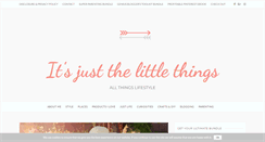 Desktop Screenshot of itsjustthelittlethings.com